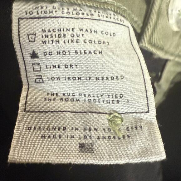 AYR The Special Sauce Nori Green High Rise Straight Leg Jeans Size 26 Short - Picture 10 of 10